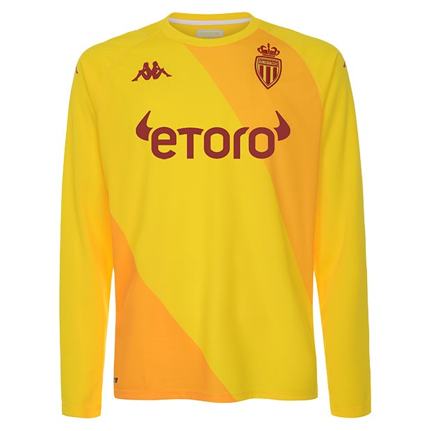 Tailandia Camiseta AS Monaco Portero 2021-22 Amarillo